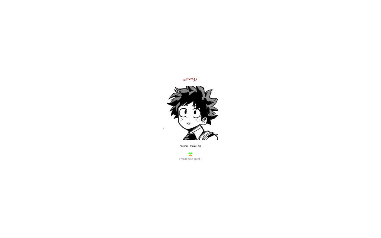 Carrd profile picture for @towns